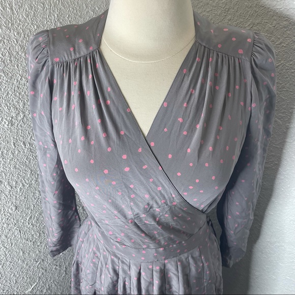 👗 Vintage Norah Noh Silk Wrap Dress 👗 - Picture 9 of 14